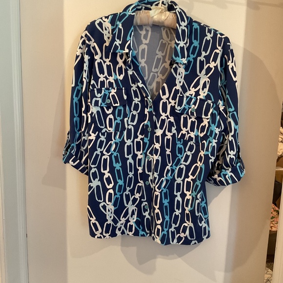 Great J.Mclaughlin shirt!  Size L. - Picture 3 of 7